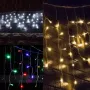 LED лампички тип завеса декорация украса , снимка 1