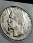 5 франка 1852 год.,имп.Наполеон III , сребро,25 гр.,900/1000, снимка 1
