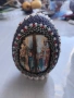 Ръчно ушити великденски яйца с икони, снимка 3