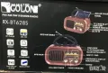 Ретро радио Golon RX-BT628 S, соларен панел, Bluetooth, MP3,, снимка 2