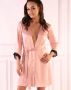 Сатенен халат с прашки в розово Ariladyen LivCo Corsetti Fashion (008), снимка 1