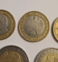 Лот от 5 бр евро монети 1€ и 2€ Испания, Германия, Франция, Нидерландия, снимка 4
