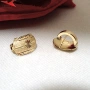 Обеци с 14К златно покритие 2141884, снимка 3