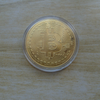 Колекционерска Биткойн монета. Bitcoin BTC, снимка 2 - Нумизматика и бонистика - 45034720