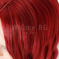 Дълга къдрава светлочервена перука Мишел, снимка 4 - Аксесоари за коса - 24901033