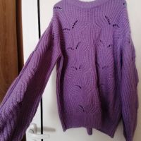 Modstrom лилав пуловер , снимка 2 - Блузи с дълъг ръкав и пуловери - 45221965
