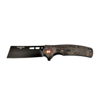 Сгъваем нож Dulotec K261-BK дръжка от G10 с карбоново покритие и D2 стомана, снимка 4 - Ножове - 45007791