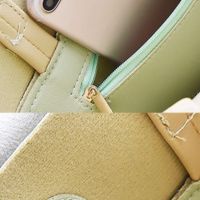  Зелена,сива или бежова дамска чанта за рамо, снимка 9 - Чанти - 45543184