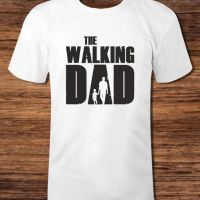 Тениска с декоративен печат The Walking Dad, снимка 1 - Тениски - 45091942