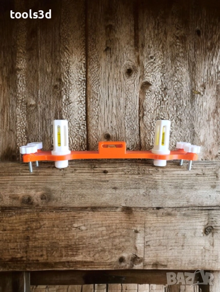 3D принтиран регулируем нивелир за водопроводни тръби за топла и студена вода., снимка 1