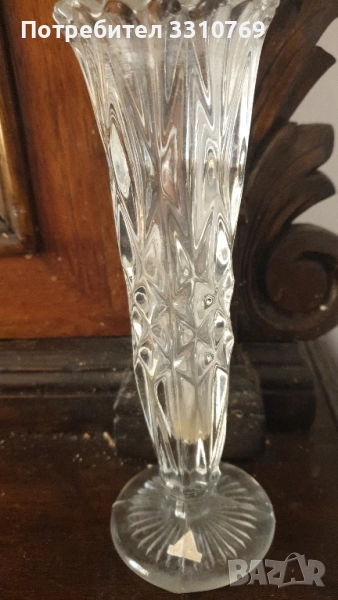 Красива кристална ваза. , снимка 1