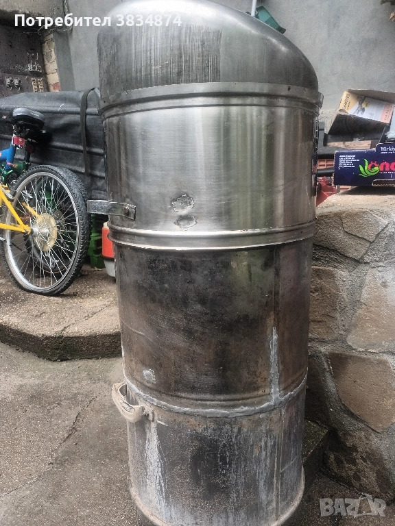 КАЗАНЧЕ 77 ЛИТРА С КАПАК , снимка 1