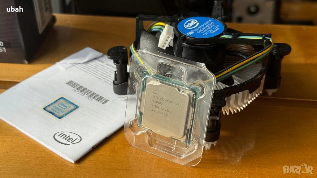 Процесор Intel® Core™ i3-8100 Processor, 4C/4T, 3.60 GHz, 6M Cache, снимка 1