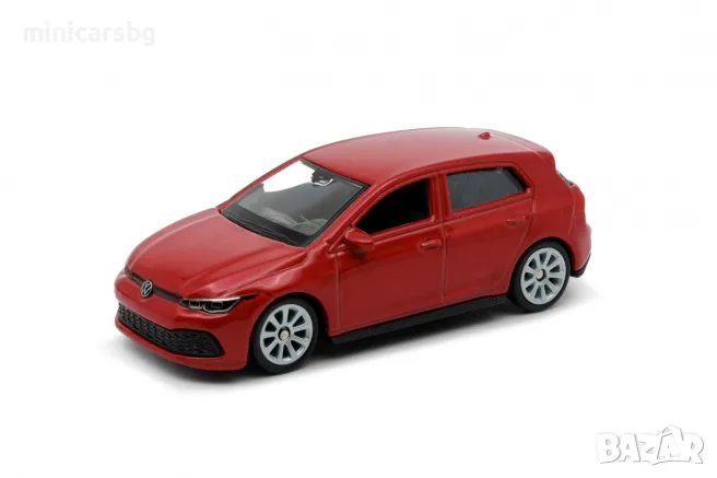 1:64 Метални колички: Volkswagen Golf 8 GTI - Welly, снимка 1