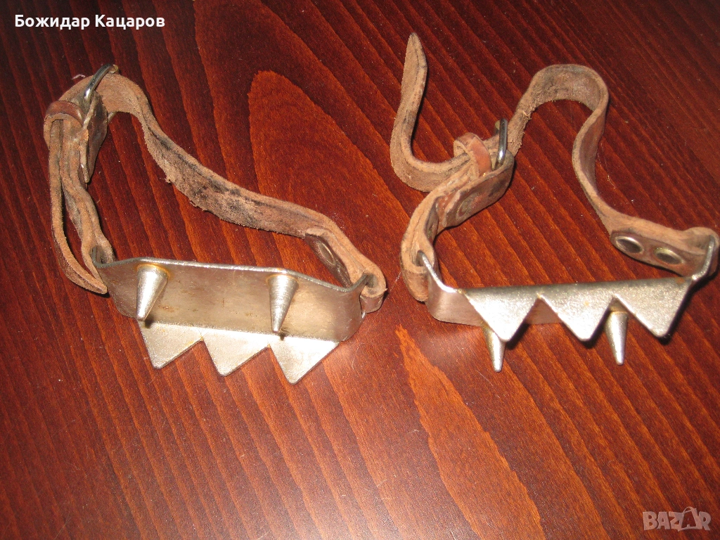 Метални котки за планинари, за катерене при лед и сняг. Цена- 12 евро. Пращам по Еконт., снимка 1