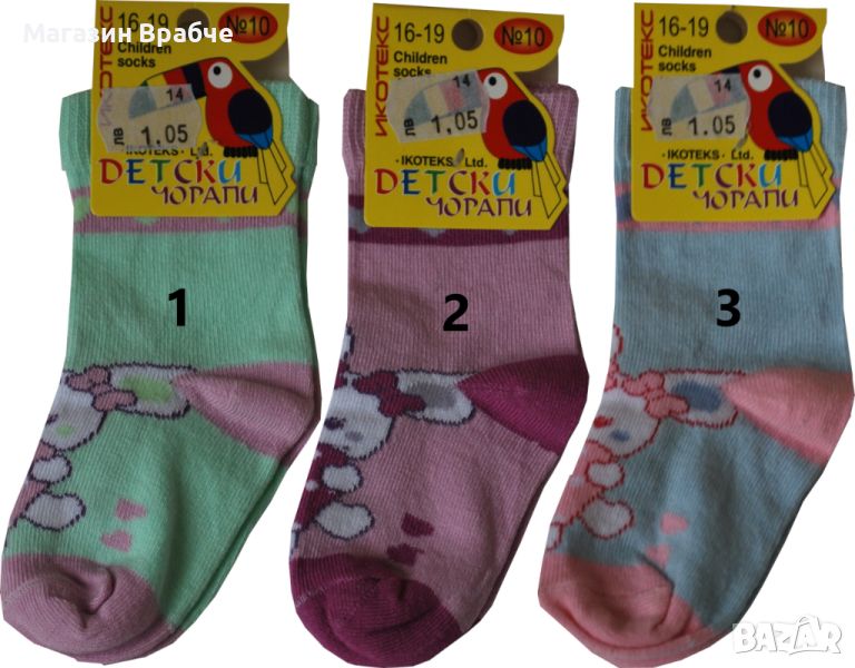 Бебешки къси чорапки, снимка 1