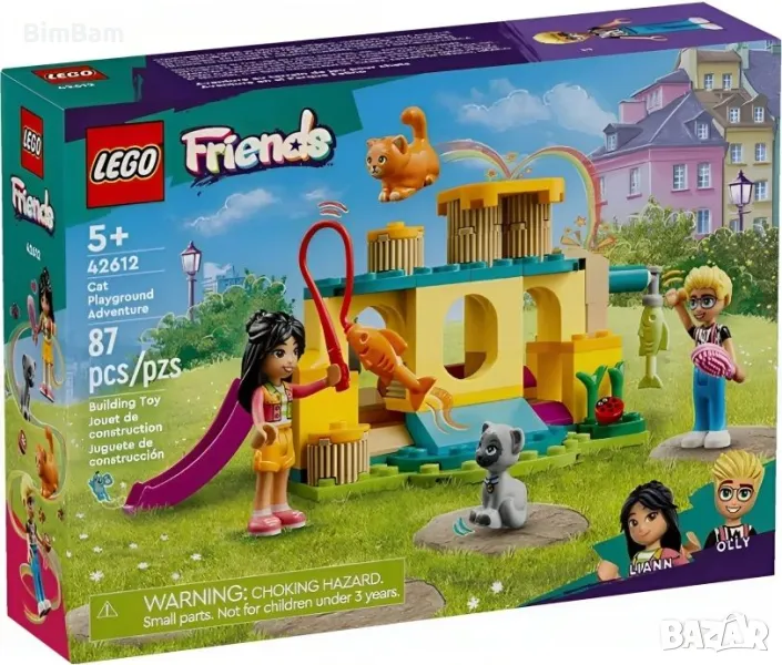 Конструктор LEGO Friends® 42612 - Котешки приключения / 87 части, снимка 1