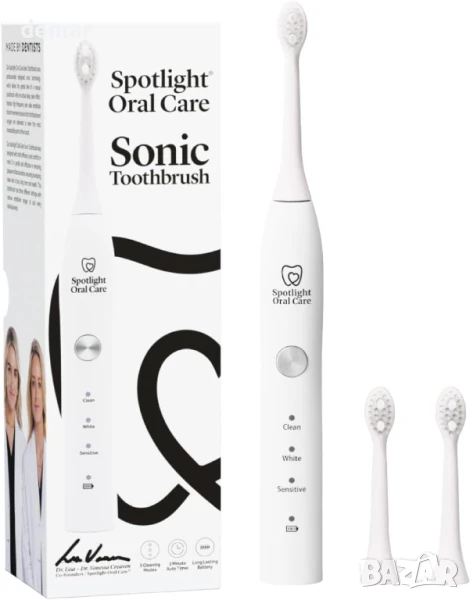 Spotlight Oral Care - Електрическа четка за зъби White Sonic - Възрастни и деца 7+, снимка 1