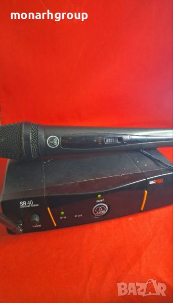 Микрофон AKG HT pro single+приемник SR40, снимка 1