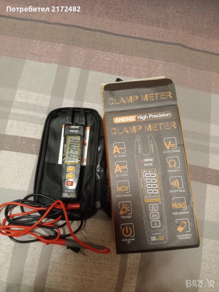 ANENG мултицет клещи U-образен, снимка 1