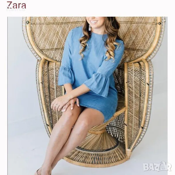 Zara рокля деним, снимка 1