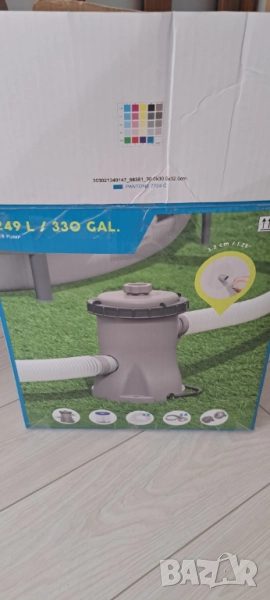 Филтърна помпа предназначена за пречистване на водата в басейните, снимка 1