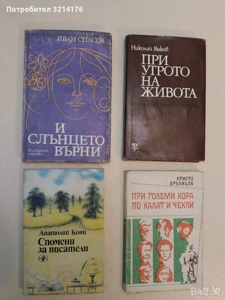 Спомени за писатели -  Анатолий Кони, снимка 1