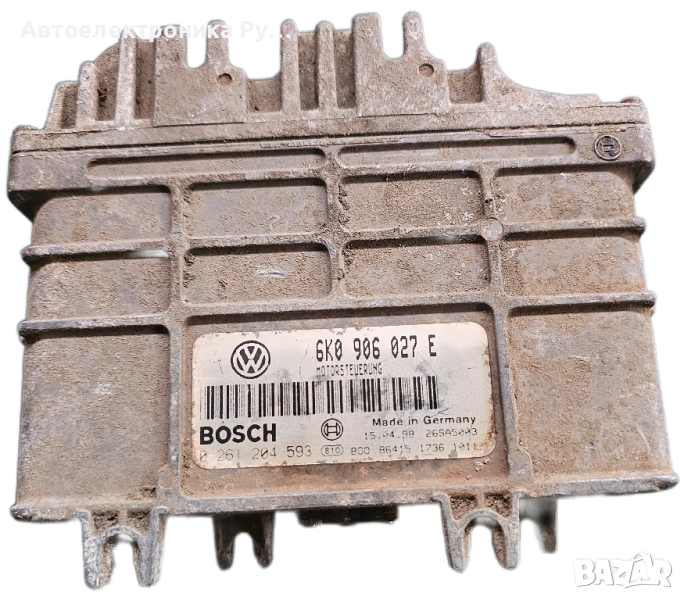 компютър SEAT CORDOBA IBIZA INCA VW POLO CADDY 1.4 6K0906027E, 6K0 906 027 E, BOSCH, 0261204593, снимка 1