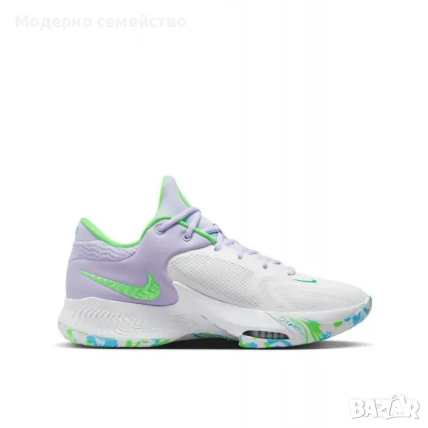 Мъжки маратонки NIKE Zoom Freak 4 Shoes White/Purple, снимка 1