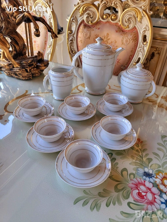 Френски сервиз за кафе LIMOGES , снимка 1