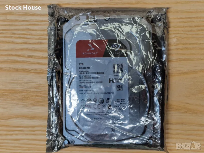 Нов 4TB Seagate IronWolf NAS ST4000VN006 hdd хард диск, снимка 1