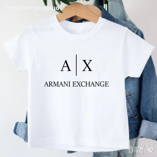 Armani Exchange Детска Тениска 1-16 години👚👕Детска Блуза С Къс Ръкав Армани Ексчейндж Код LFS374, снимка 1