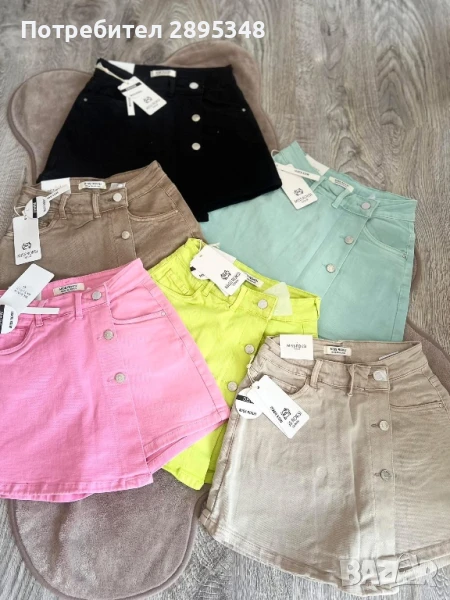 Пола-панталонки в свежи цветове, снимка 1