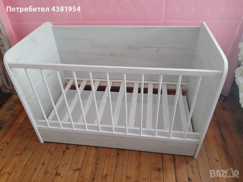 Бебешко легло/ кошара 120/60- 150 лв, матрак 70 лв, снимка 1