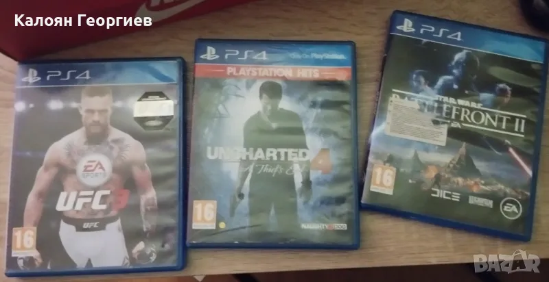 Игри за Ps4: UFC 3, Uncharted 4, Battlefront 2, снимка 1