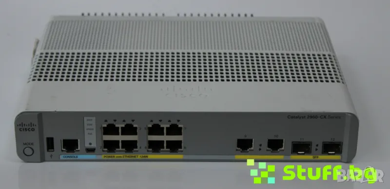 Суич Switch Суич Cisco Catalyst WS-C2960CX-8PC-L PoE+, снимка 1