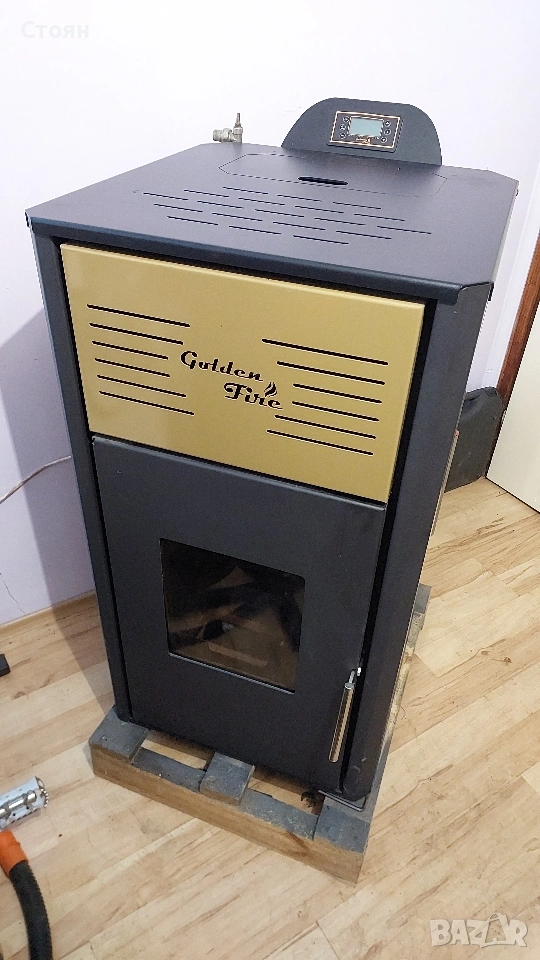 Пелетна камина Golden Fire 24kw, снимка 1