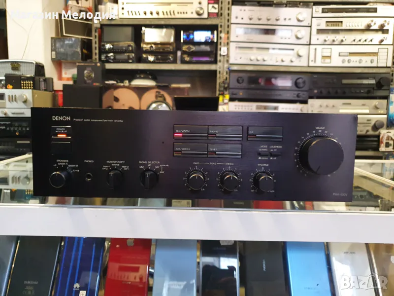 Усилвател DENON PMA-500V Две по 130 вата на 4 ома. В отлично техническо състояние, има забележки по , снимка 1