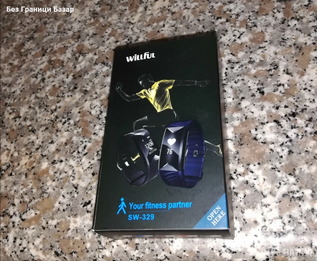 Нов WillFul SW-329 смарт часовник с пулсомер и крачкомер, съвместим с Android/iOS, снимка 1