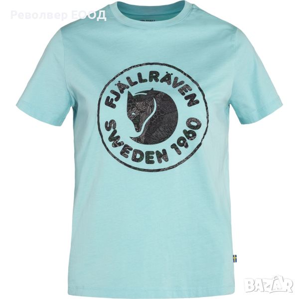 Дамска тениска Fjall Raven - Kanken Art Logo Tee, в цвят Sky Blue, снимка 1
