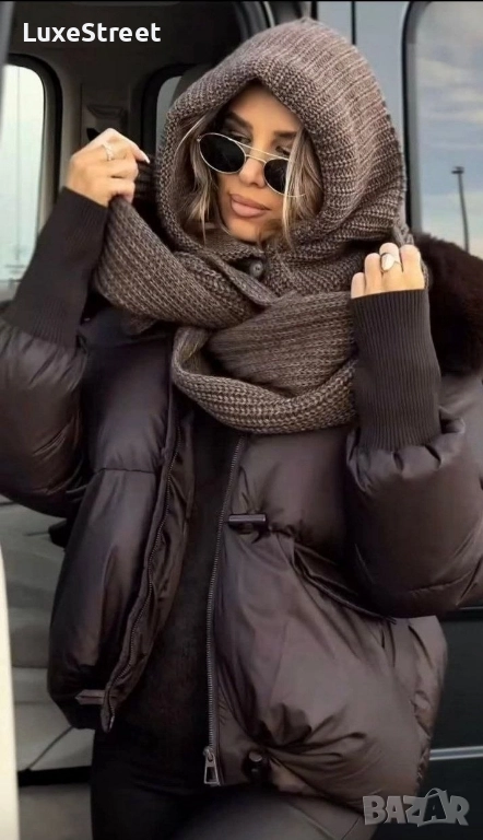 Дамски Зимни Якета с Пух🤍, снимка 1