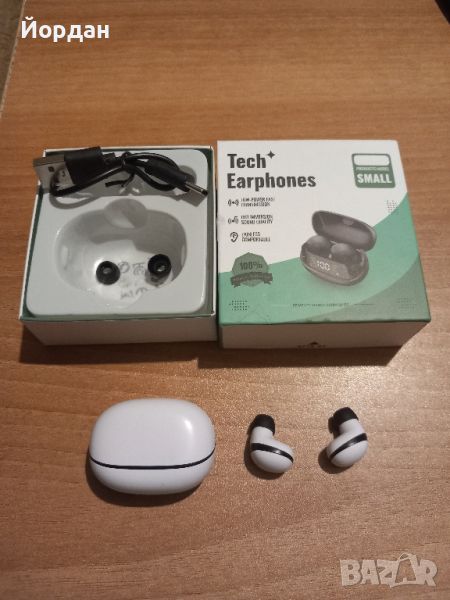 Bluetooth слушалки Tech Earphones, снимка 1