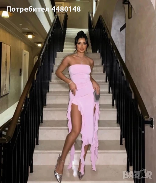 Розова рокля, снимка 1