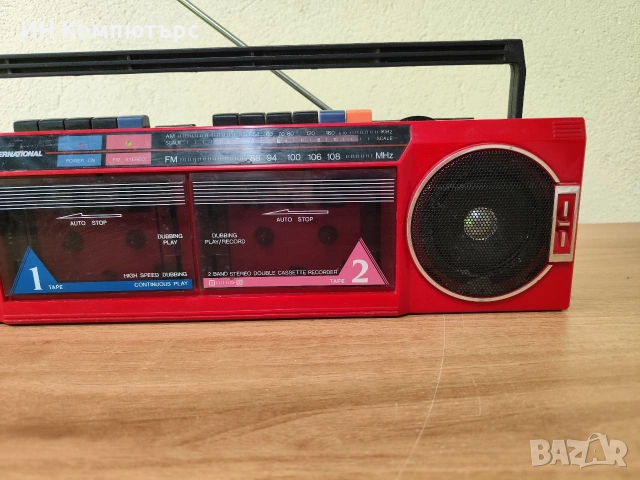 Продавам радиокасетофон International AK-21, снимка 4 - Радиокасетофони, транзистори - 54157049