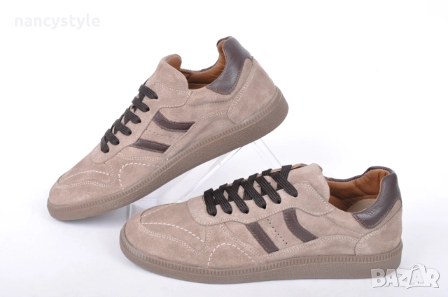 НОВО! Спортни дамски кецове от естествен велур - Два цвята, снимка 2 - Маратонки - 51719553