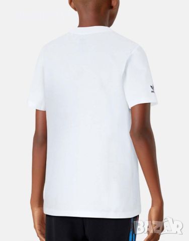 Детска тениска ADIDAS Originals Graphic Tee White, снимка 2 - Детски тениски и потници - 46202625