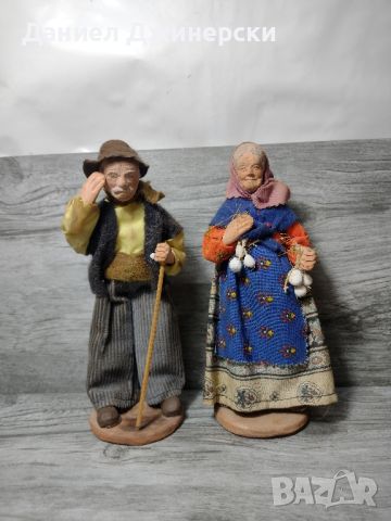 Френски фигурки Santon , снимка 1 - Антикварни и старинни предмети - 46442420