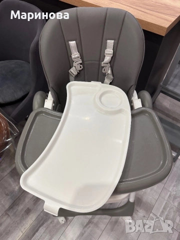 Столче за хранене Kikkaboo Spicy, сив, снимка 5 - Столчета за хранене - 52838489