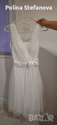 Бяла рокля , снимка 1 - Рокли - 45855873