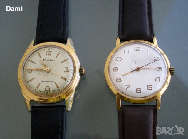 Съветски механични ръчни часовници Столичные и Восток, снимка 2 - Антикварни и старинни предмети - 52861589